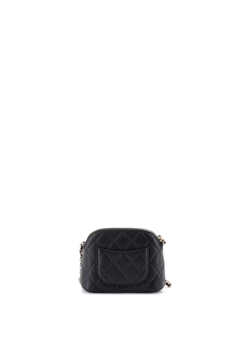 Chanel Cc Dome Zip Clutch With Chain #260999C46B